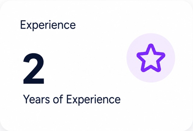 2 years experienced